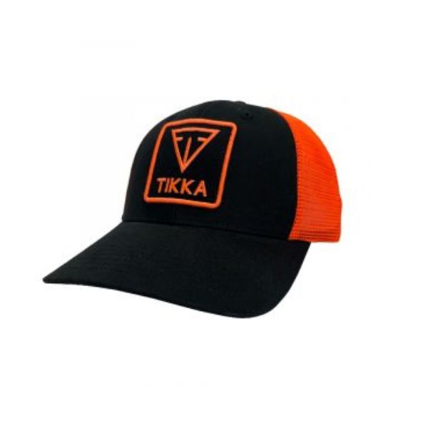 TIKKA PATCH TRUCKER HAT BLK/ORAN