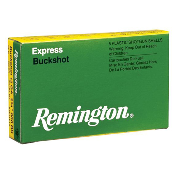 Remington #000 Buckshot 2-3/4" Shotgun Ammo 12 Ga