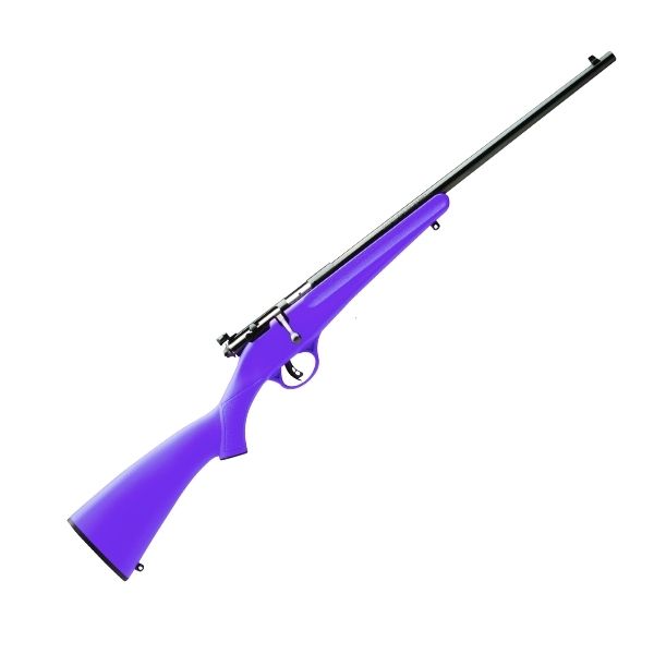 Savage Rascal Single Shot 22LR/16-1/8" Rifle Synthetic Stock Purple