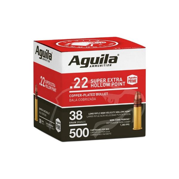 Aguila 22 LR HV HP 38 GR 500 Pack