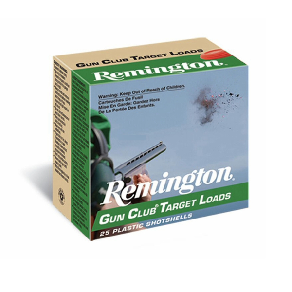 Remington 20236 Gun Club Shotshell 20 GA, 2-3/4 in, No. 9, 7/8oz, 2-1/2 Dr,
