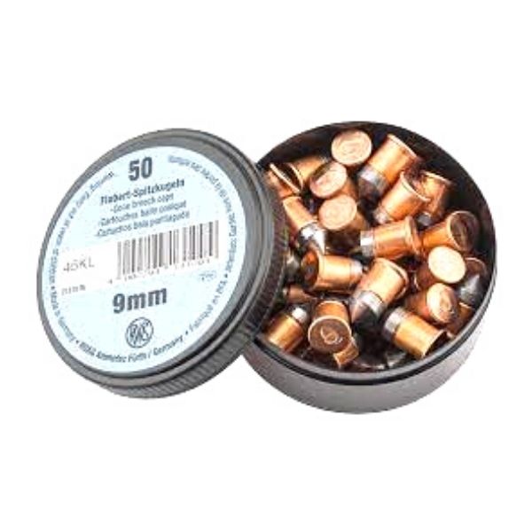 RWS Flobert 9mm Conical Bullet 50 RD