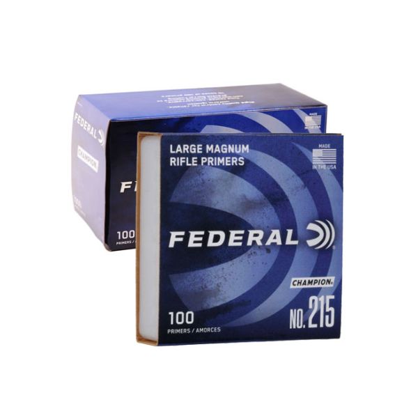 Federal Large Rifle Magnum Primers Tray of 100