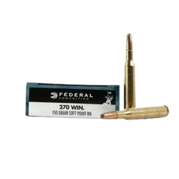 Federal Power Shok .270 WIN 150GR Soft Point 20 Rounds