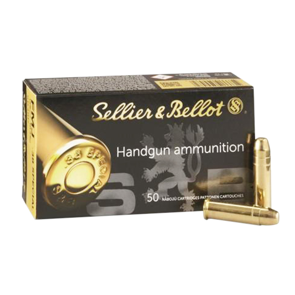 Sellier & Bellot Handgun .38 SPL 158GR Full Metal Jacket 50RND