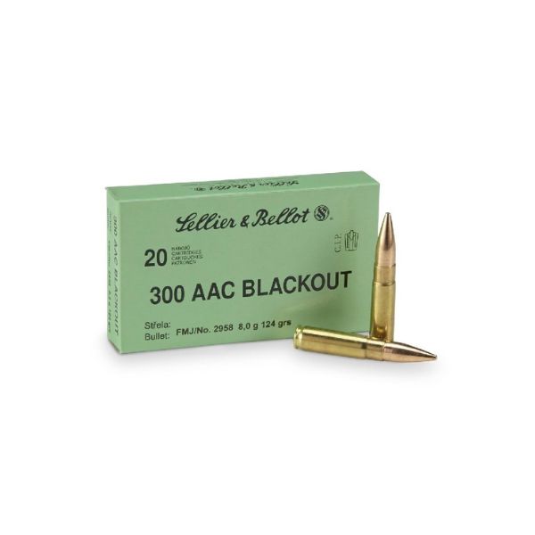 S & B 300 AAC (Black Out) 124GR FMJ