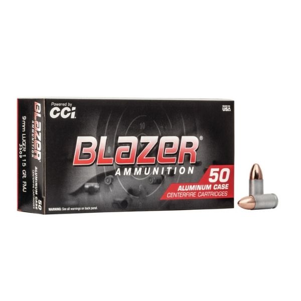 CCI Blazer Aluminum 9mm Luger 115g