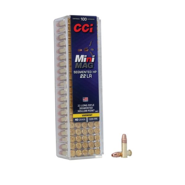 CCI 22 LR Mini Mag 40 GR Segmented HP
