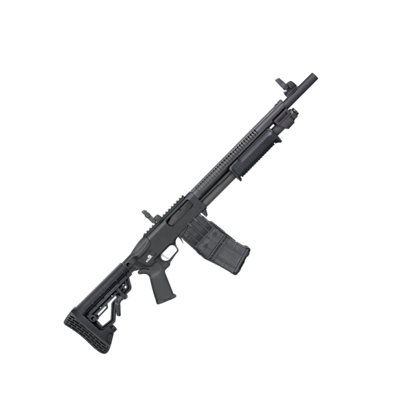 Mossberg 50213 590RM Pump Action Shotgun, 12 Ga, 18.5" Bbl, Blk Syn,Mil Spec