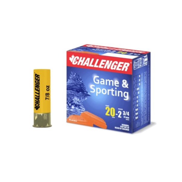Challenger 20GA 2 3/4 7/8Oz 1450FPS # 7 Steel Shot