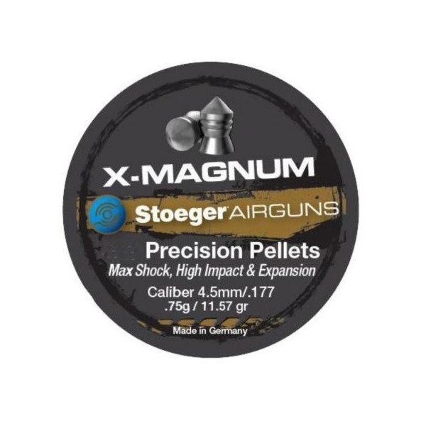 PELLETS 4.5MM/.177 X-MAG 75 G/11.57GR POINT (300)