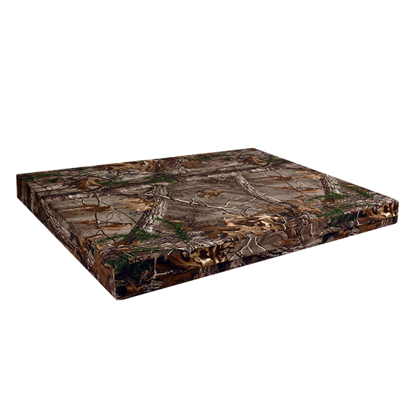 ThermaBed Large Pet Bed Invisable Camo and Black