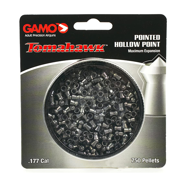 Gamo Tomahawk 0.177 Pointed Hollow Pointed Pellets 750 Count