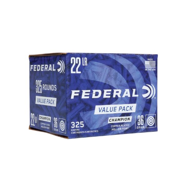 Federal Champion Ammo 22 LR Copper Plated HP