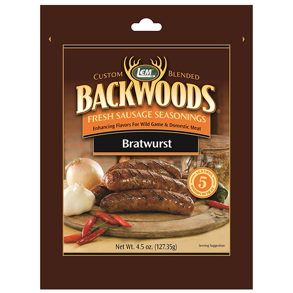 LEM Backwoods Bratwurst  Sausage