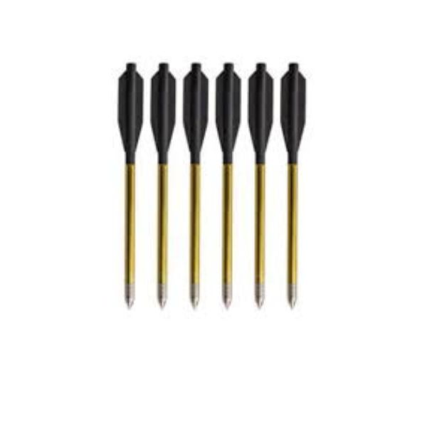 Bear Archery Desire XL Mini Crossbow Bolts, aluminum, w/ Screw In Field