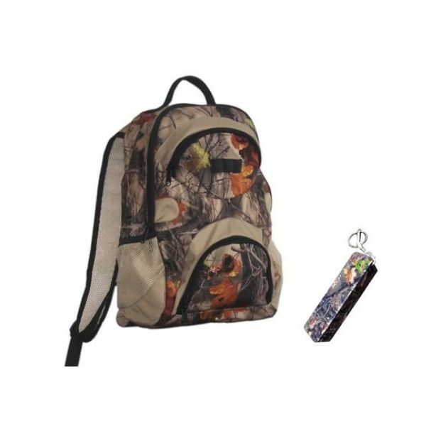 Altan Hunter's Camo Day-Pack Backpack  with Mobile Charger