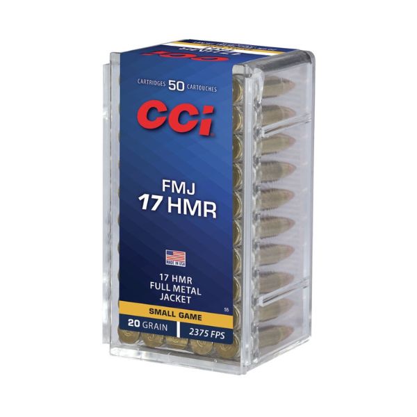 CCI 17 HMR 20GR FMJ