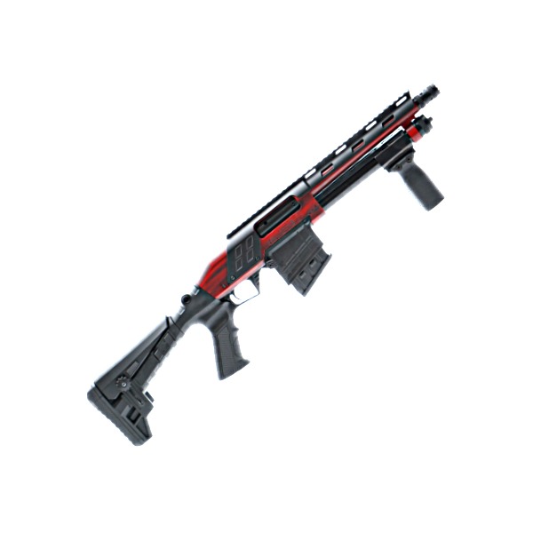 Canuck Recon 3 Distressed Red 12GA 9" Barrel Pump Action