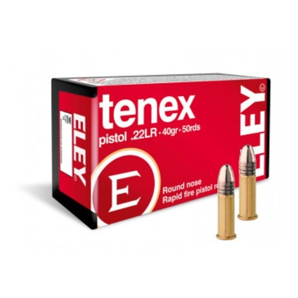 ELEY TENEX PISTOL 40GR 22LR 50RNDS