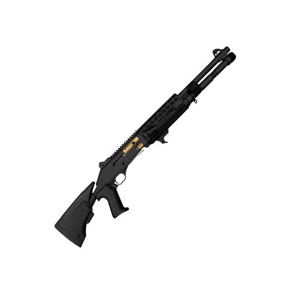Canuck Elite Tacop 12GA Semi Auto 3" 18.6" Black/Gold