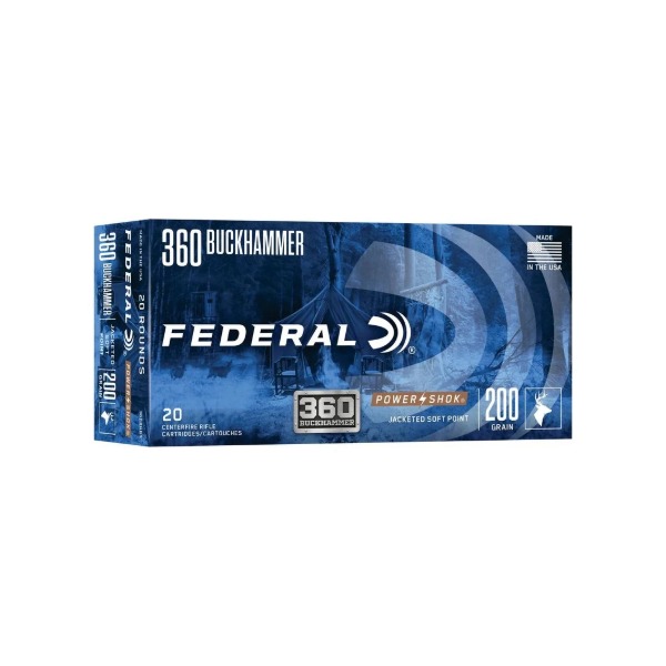 Federal Power Shok 360 Buckhammer 200GR