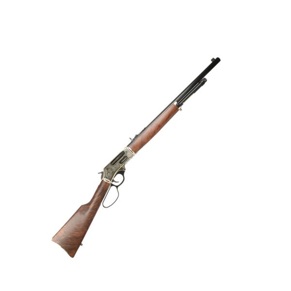 Henry H010BGWL 45-70 Gov't, 20" Octagon, Bbl, Blue, Wildlife Edition, Brass