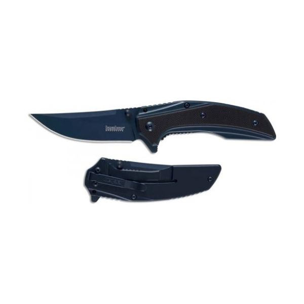 Kershaw 8320 Outright Blue Upswept Blade Blue Steel and Black G10 SpeedSafe