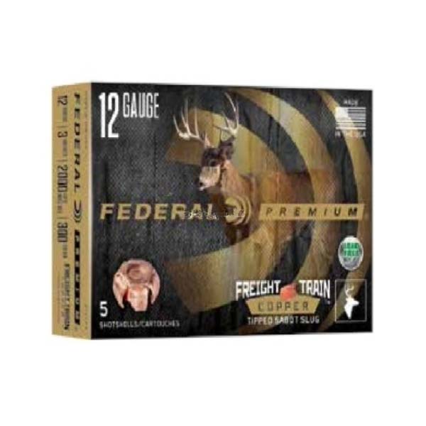 Federal P208 FT Freight Train Copper Sabot Slug, 20GA, 2 3/4", 275GR, 5