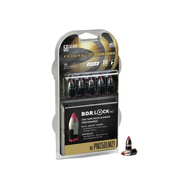 Federal Lead Tip Muzzleloader Bullet .50 350gr