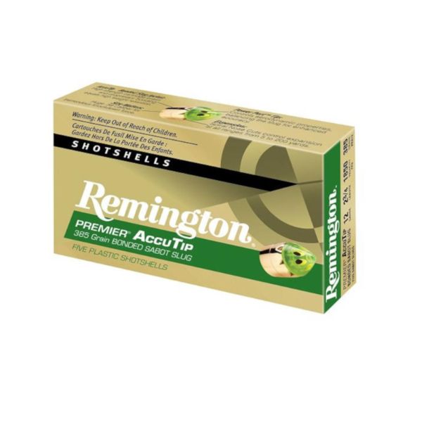 Remington Premier AccuTip 12GA 385Gr Sabot Slug 3" 5 Rounds