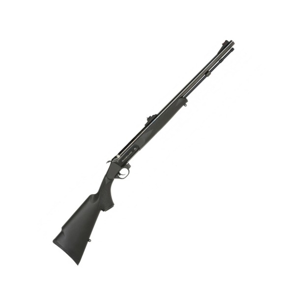 TRADITIONS BUCKSTALKER BLK/BLUED 24  SIGHTS IN BOX