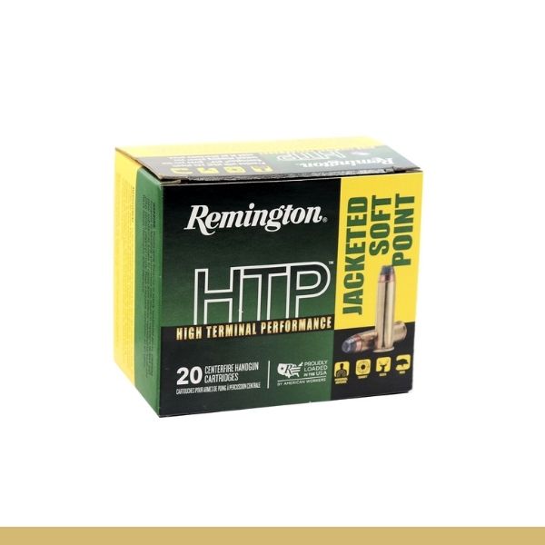 Remington HTP 357 Magnum Ammo 158 Grain Jacketed Soft Point