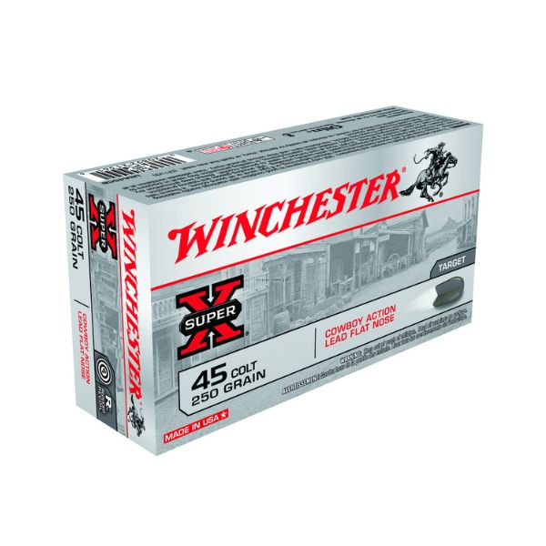 Winchester Super-X Cowboy Action 45 Colt 250 Gr 750 fps 50 Rnd