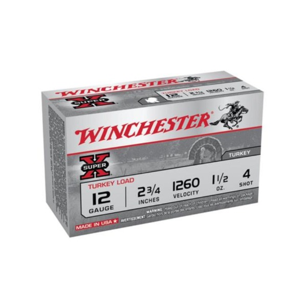 Winchester 12ga Turkey 2 3/4 MAG 1 1/2OZ #4