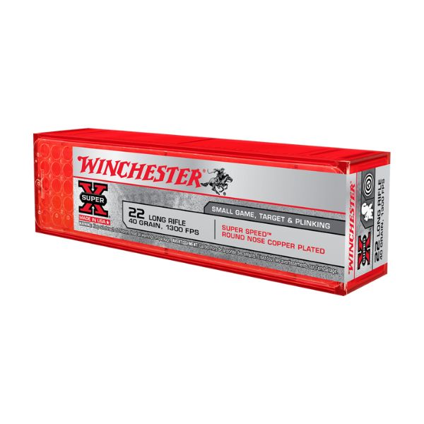 Winchester 22 LR Superspeed 40GR Plated RN