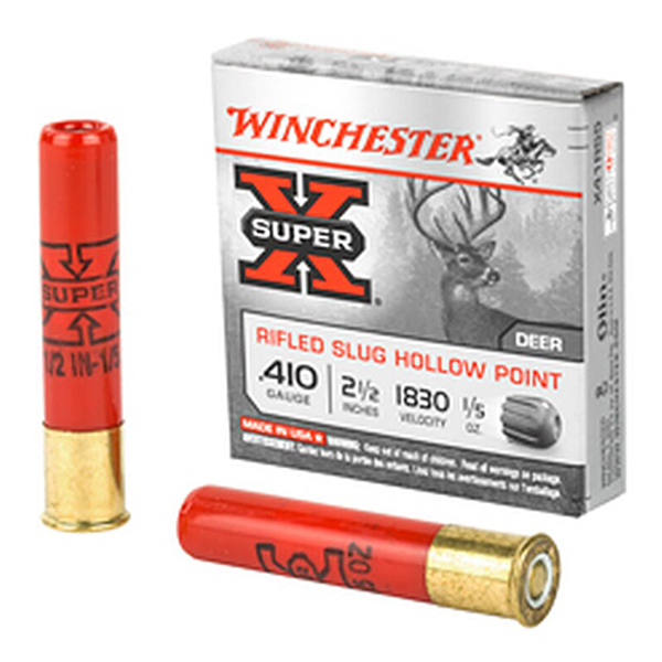 Winchester Super X Deer .410GA 2-1/2" 1-1/2oz Rifled Slug 5 Rounds
