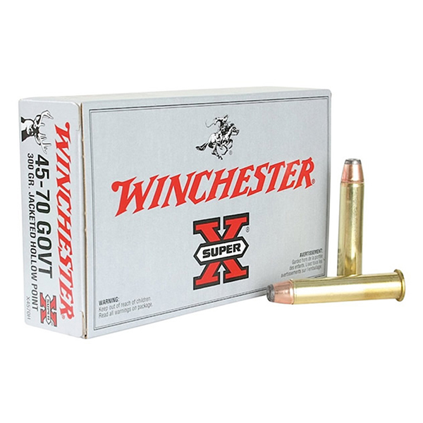 Winchester Super X .45-70 GOVT 300GR Jacketed Hollow Point 20 Round
