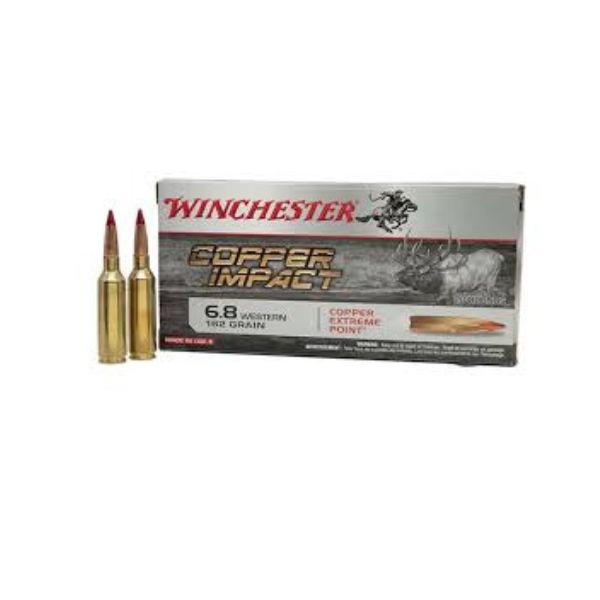 6.8 Western 162GR Copper Impact LF Ammo