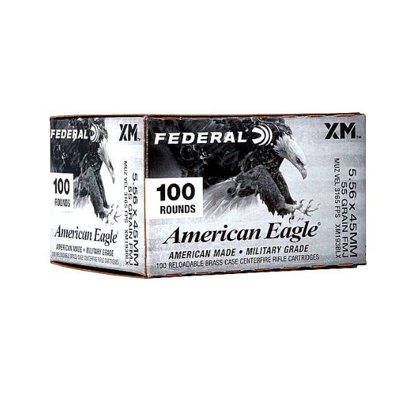 Federal American Eagle 5.56 x 45 55Gr FMJ