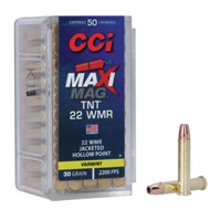 CCI Maxi Mag TNT Rimfire Ammo 22 WIN MAG TNT JHP 30GR 2200 fps