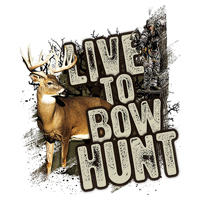 Live to Bow Hunt Decal
