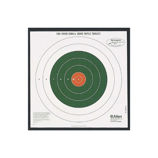 Allen Remington 100 Yard Sight-In Target