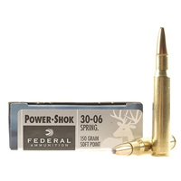 Federal Power Shok .30-06 SPFLD 150GR Soft Point 20 Rounds