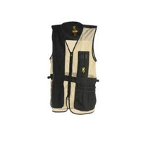 Browning Trapper Creek Shooting Vest X-Large Black And Tan
