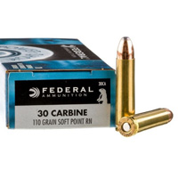 Federal c.30M1 Carbine 110GR. SP 20 RDS / BOX