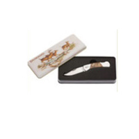 Browning Vintage Whitetail Folding Knife And Tin Gift Set