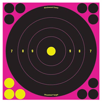 Birchwood Casey Shoot-n-C Bull's-Eye Target Pink 8" 6 Pack