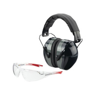 Champion Eyes and Ear Protection Grey