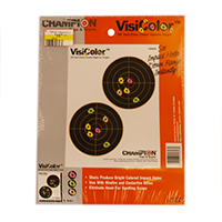 Champion  Visicolor Double Bullseye Target  5" 10 Pack